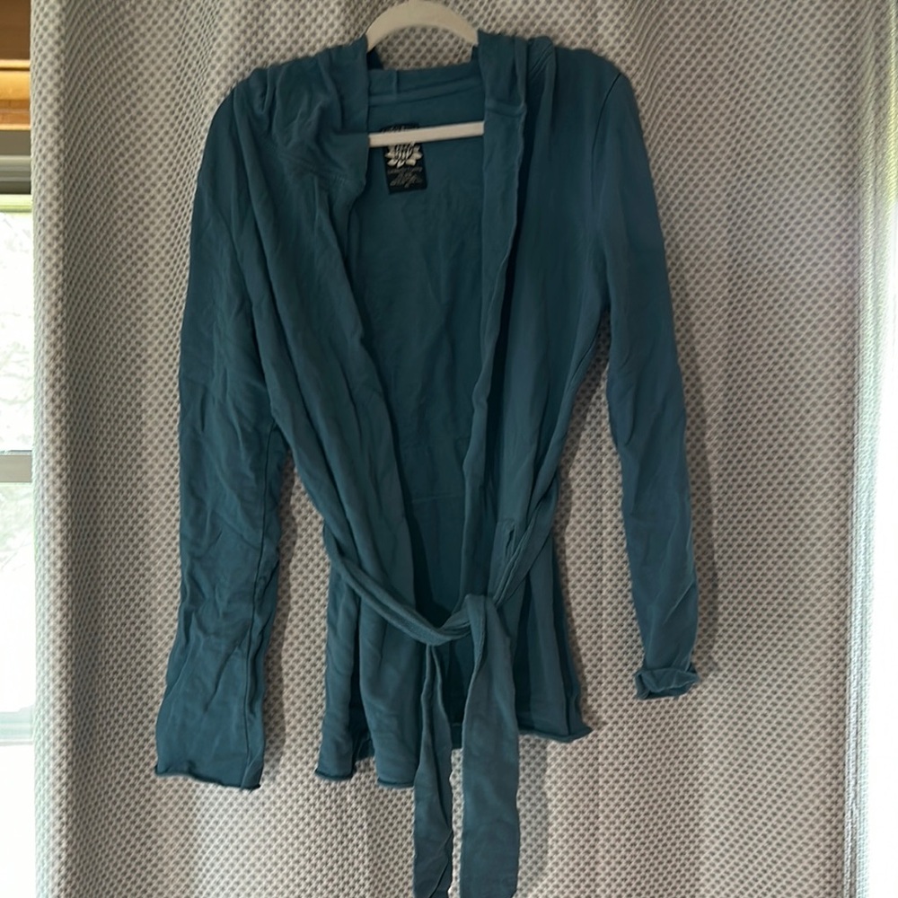 Lucky Brand Teal Knit Cardigan XL